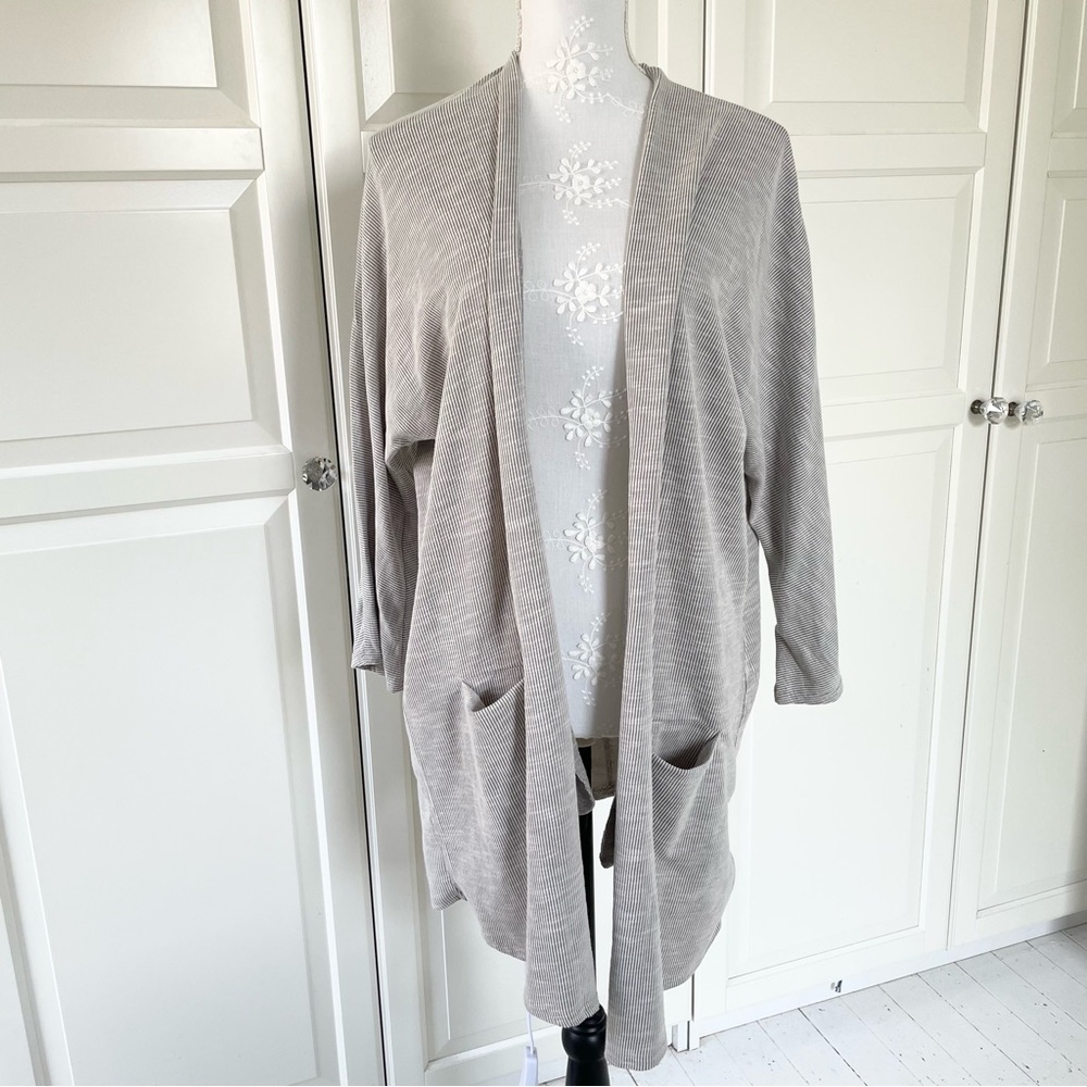 Donni ribbed cardigan sweater